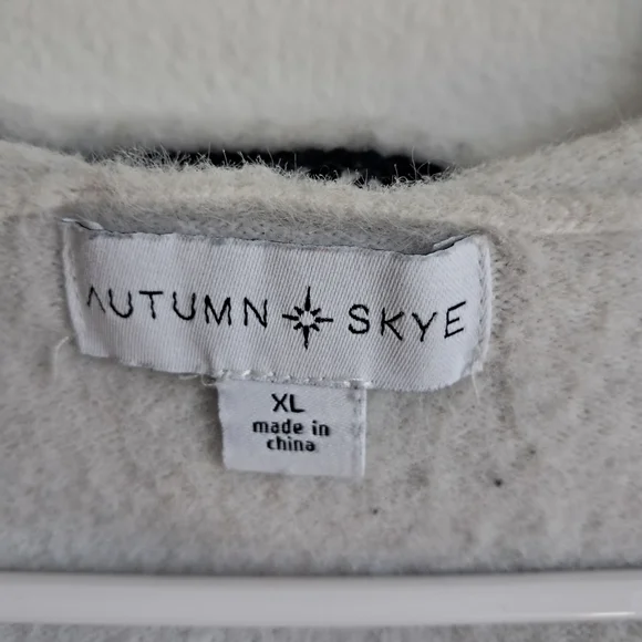 Autumn Skye Multi Color Hoodie Sweater Cardigan Size XL - Picture 6 of 10